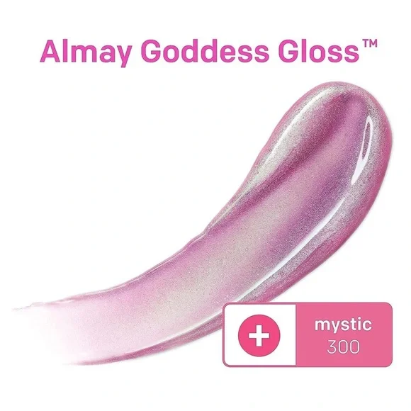 Almay Goddess Gloss in Iridescent Pink- 300 Mystic - Picture 3 of 3
